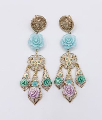 Bijoux Fantaisies Boucles d'oreilles Satellite Flo