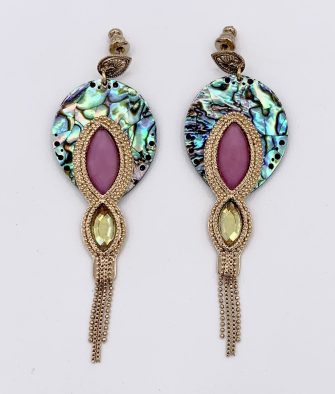 Bijoux Fantaisies Boucles d'oreilles Satellite Oro 2